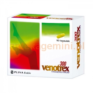 PLIVA Venotrex 300mg, 50 kapsułek