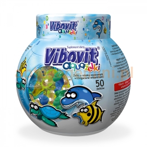 TEVA Vibovit Aquażelki, dla dzieci powyżej 4 lat, 50 sztuk OKAZJA