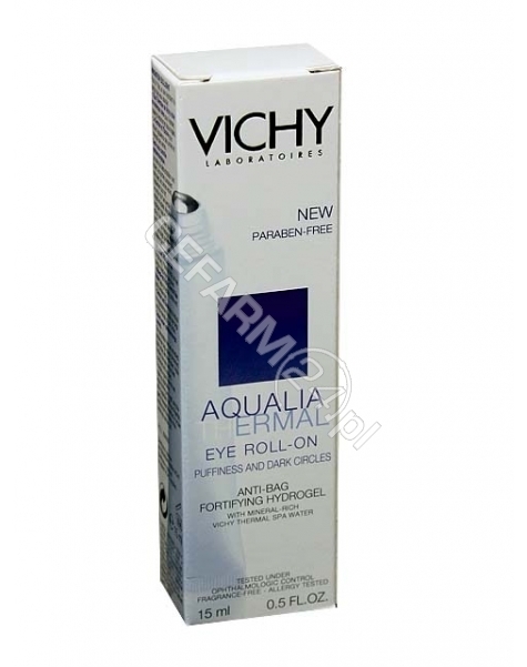 VICHY Vichy aqualia thermal yeux - kojący i wzmacniający hydrożel (roll-on) zmniejszający opuchnięcie oczu 15 ml