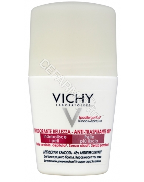 VICHY Vichy dezodorant beauty deo opóźniający konieczność depilacji 50 ml