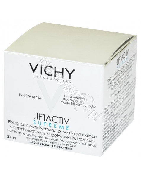 VICHY Vichy liftactiv supreme - krem przeciwzmarszczkowy do cery suchej 50 ml