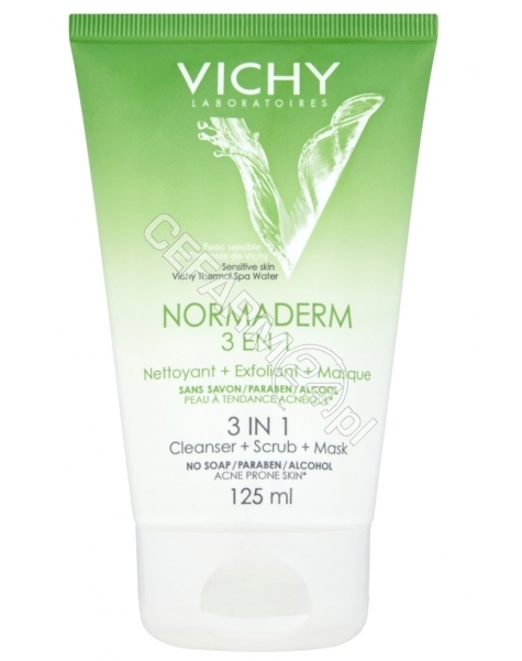 VICHY Vichy normaderm tri-activ preparat oczyszczający 3w1 125 ml