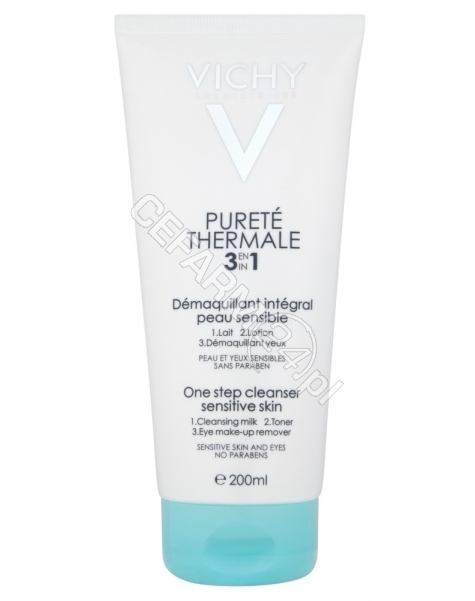 VICHY Vichy purete thermale - preparat do demakijażu twarzy i oczu 3 w 1 200 ml