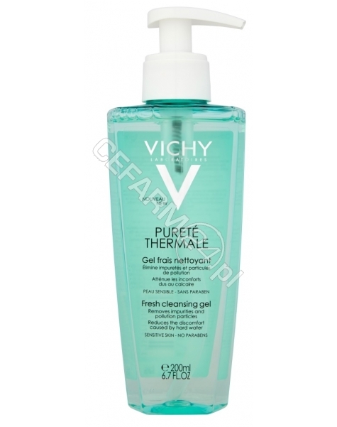 VICHY Vichy purete thermale żel odświeżający do twarzy do skóry wrażliwej 200 ml