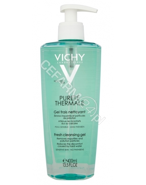 VICHY Vichy purete thermale żel odświeżający do twarzy do skóry wrażliwej 400 ml