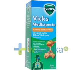 WICK PHARMA ZWEIGNIEDERLASSUNG DER PROCTER Vicks MedExpecto o smaku miodu i imbiru kaszel mokry 180ml