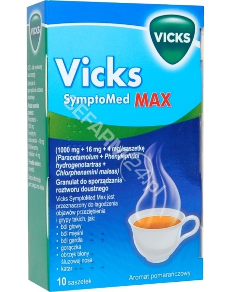 TEVA Vicks symptomed max x 10 sasz