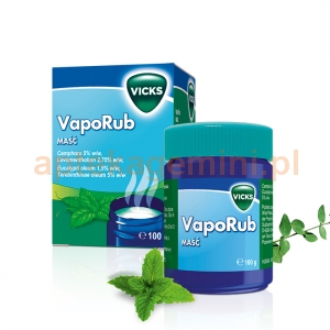 PLIVA Vicks VapoRub, maść, dla dzieci od 5 lat i dorosłych, 100g