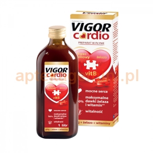 USP ZDROWIE Vigor Cardio, tonik bezalkoholowy, 1000ml