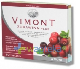 S-LAB SP. Z O. O. VIMONT Żurawina Plus 60 tabletek