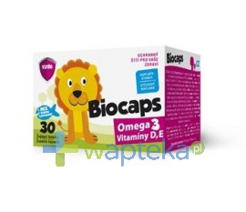 VIRDEPOL SP. Z O.O. VIRDEPOL Biocaps - Omega-3 Witaminy D,E 30 kapsułek