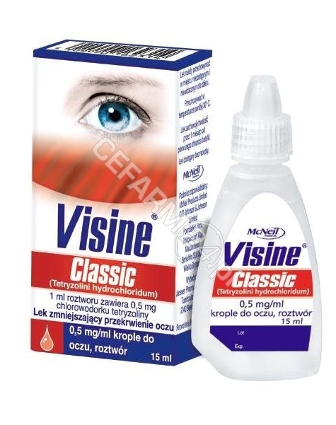 MCNEIL Visine classic krople oczne 15 ml