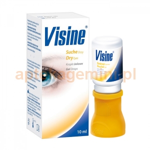 Johnson & Johnson Visine, Suche oczy, krople żelowe, 10ml