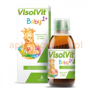 ANGELINI Visolvit Baby 1+, syrop dla dzieci powyżej 1 roku życia, 120ml OKAZJA