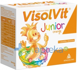 GLAXO WELLCOME S.A. Visolvit Junior smak pomarańczowy 10 saszetek