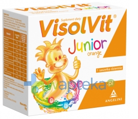 GLAXO WELLCOME S.A. Visolvit Junior smak pomarańczowy 30 saszetek - Krótka data ważności - do 31-01-2016