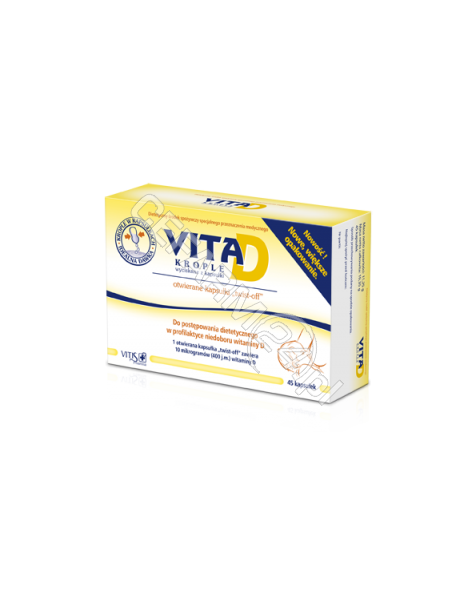 VITIS PHARMA Vita d (witamina d dla niemowląt karmionych piersią) x 45 kaps