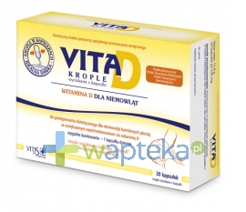 VITIS PHARMA VitaD 400 j.m. 30 kapsułek