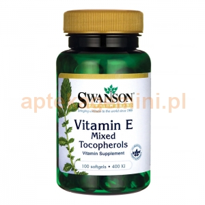 SWANSON Vitamin E 400IU, SWANSON, 100 kapsułek