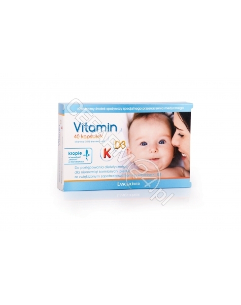 LANGSTEINER Vitamin K+D3 x 40 kaps