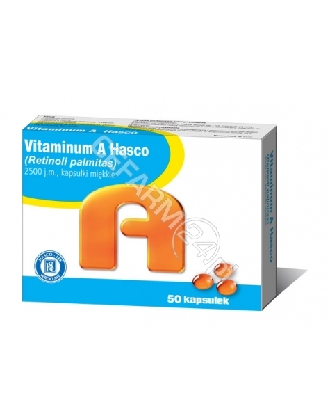 HASCO-LEK Vitaminum A 2 500j x 50 kaps (Hasco-Lek)