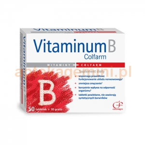 COLFARM Vitaminum B, 50+10 tabletek