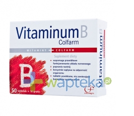 ZAKŁADY FARM. COLFARM Vitaminum B complex 60 tabletek Colfarm