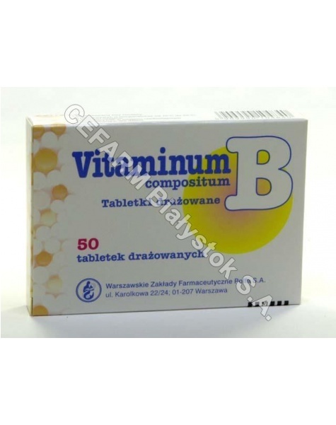 POLFA WARSZA Vitaminum B compositum x 50 draż (Polfa Warszawa)
