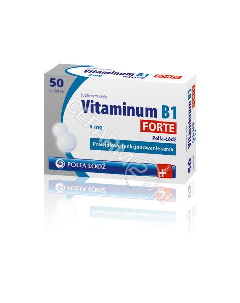 POLFA ŁÓDŹ Vitaminum B1 Forte 3 mg x 50 tabl (Polfa-Łódź)