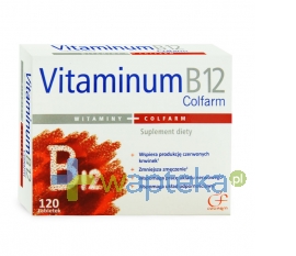 COLFARM Vitaminum B12, 120 tabletek COLFARM