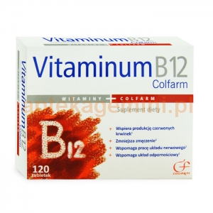 COLFARM Vitaminum B12, 120 tabletek