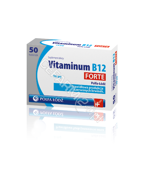 POLFA ŁÓDŹ Vitaminum B12 Forte 10 mcg x 50 tabl (Polfa-Łódź)