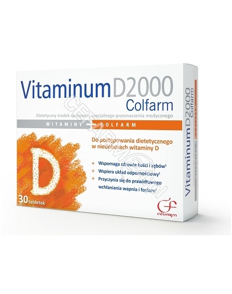 COLFARM Vitaminum D2000 x 30 tabl
