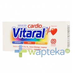 PRZEDSIĘBIORSTWO FARMACEUTYCZNE JELFA S.A. Vitaral cardio 60 tabletek powlekanych