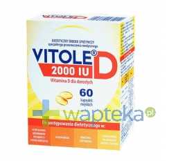 MEDANA PHARMA SPÓŁKA AKCYJNA Vitole D 2000 IU 60 kapsuek