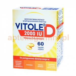 MEDANA Vitole D, 2000 IU, 60 kapsułek