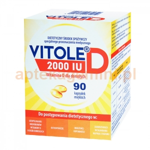 MEDANA Vitole D, 2000 IU, 90 kapsułek