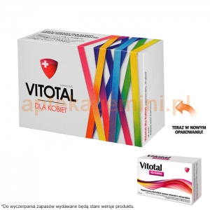 Aflofarm Vitotal dla kobiet, 30 tabletek