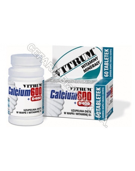 UNIPHARM Vitrum calcium 600 + vit.d 400 x 60 tabl