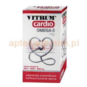 UNIPHARM Vitrum Cardio Omega-3, 30 kapsułek