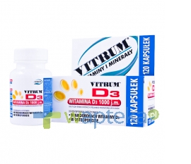 UNIPHARM Vitrum D3, 120 kapsułek