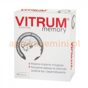 UNIPHARM SP. Z O.O. Vitrum Memory 60 tabletek