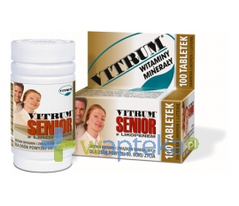 UNIPHARM SP. Z O.O. Vitrum Senior z likopenem 100 tabletek