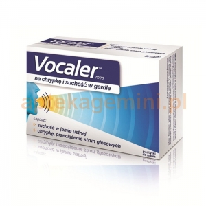 Aflofarm Vocaler MED, 24 pastylki do ssania