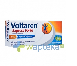NOVARTIS CONSUMER HEALTH SA Voltaren Express Forte 10 kapsułek