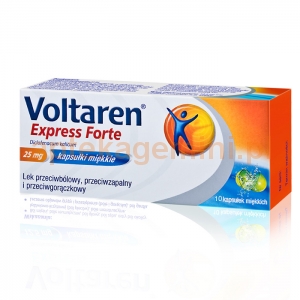 NOVARTIS Voltaren Express Forte 25mg, 10 kapsułek