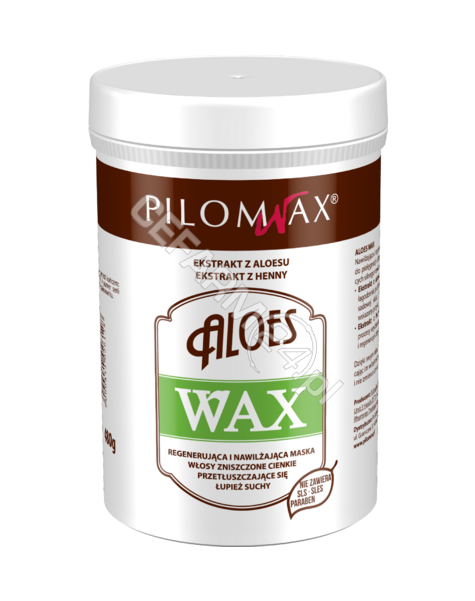 PILOMAX JOLANTA BORTKIEWICZ Wax aloes nawilżająco - regenerująca maska do przetłuszczających się włosów 240 g