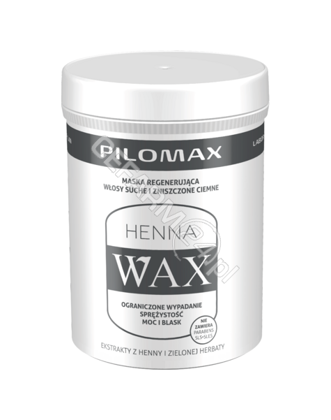 PILOMAX JOLANTA BORTKIEWICZ Wax henna regenerująca maseczka do włosów ciemnych 240 g