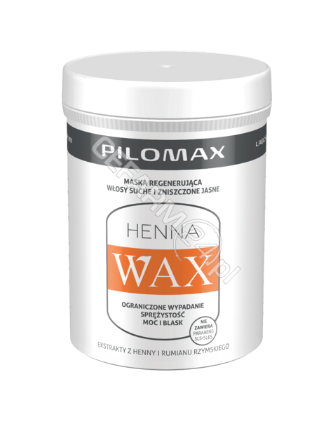 PILOMAX JOLANTA BORTKIEWICZ Wax henna regenerująca maska do włosów jasnych 240 g