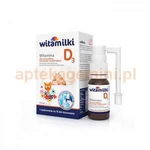 COLFARM Witamilki, Witamina D3, aerozol dla dzieci od pierwszych dni życia, 10ml